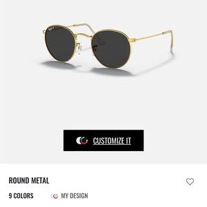 Round Ray-Ban sunglasses - polarized